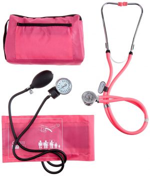 Manuelles Blutdruckmessgerät mit Sprague-Rappaport Stethoskop ST-A056-ROSA