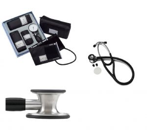 Manuelles Blutdruckmessgerät set mit 3 Manschetten mit Kardiologie Stethoskop ST-A50S